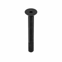 Socket Flat Head Screw: 5/16"-18 Thread Size, 2 1/2 in Lg, Flat, Black Oxide, Alloy Steel, 100 PK (MPN 31C250KFC)