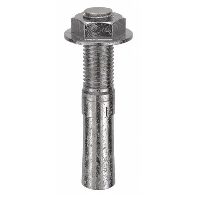 RED HEAD Wedge Anchor: 6 in Overall Lg, 1 in Dia, 1"-8 Thread Size, 2 1/2 in Thread Lg - 18-8 Stainless Steel Wedge Anchors