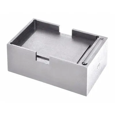 OHAUS Modular Block: Anodized Aluminum, 1 7/8 in Overall Wd, 2 3/4 in Overall Lg - Dry Bath Blocks