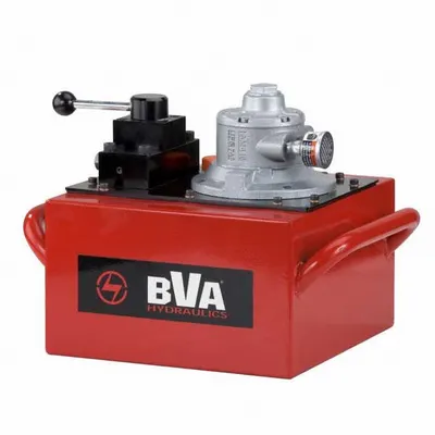 BVA HYDRAULICS Hydraulic Pump: 10,000 psi Max. Op Pressure, 3 gal Reservoir Capacity - High-flow Air-Operated Hydraulic Pump Units