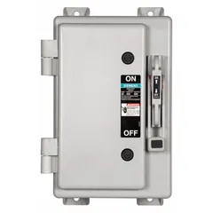 The Siemens HNF362X is a 60 A, three-phase, non-fusible safety switch rated for 600V AC. It features a non-metallic enclosure suitable for indoor and outdoor use. This switch is used to safely disconnect electrical power for maintenance or emergency shutdown in industrial and commercial applications.