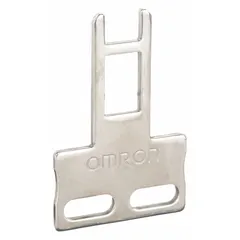 The OMRON D4DS-K1 is a straight actuating key designed for use with D4NS Series safety-interlock switches. It is used in industrial safety circuits to ensure machine guards remain closed during operation, preventing access to hazardous areas.