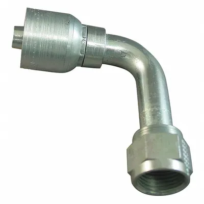 AEROQUIP 1AA20FJC20 90° Elbow Crimp Hydraulic Hose Fitting - Aeroquip Crimp Hydraulic Hose Fittings with JIC Connection