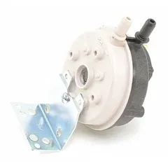 Pressure switch for HVACR systems, used to monitor air or gas pressure and ensure safe burner operation. Typically applied in heating equipment to verify proper airflow or draft before ignition. Replacement control for compatible systems.