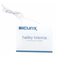 Badge Holder: Pouch, Horizontal/Vertical, 3 in Badge Pouch Wd, 4 in Badge Pouch Ht, Plastic, 50 PK (MPN BAU 67678)