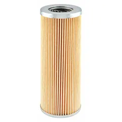 Cartridge-type hydraulic filter for removing contaminants from hydraulic fluid in industrial machinery, mobile equipment, and hydraulic power units. Features cellulose media, 1 11/16-inch inside diameter, and an integral bypass valve.