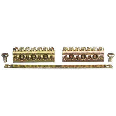 GE TGL2 Ground Kit for PowerMark Gold and Plus Load Centers, 7 Terminals, 600 A - GE Equipment Ground and Isolated Ground Kits