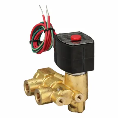 REDHAT Solenoid Valve: 3-Way, Normally Closed, 1/4 in Pipe Size, 110V AC/120V AC - 3-Way/2-Position, Normally Closed Solenoid Valves