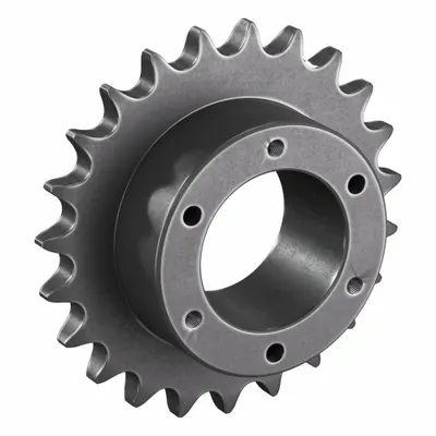 TRITAN Sprocket: For 80 Chain, 23 Teeth, 7.344 in Pitch Dia, 7.88 in Outside Dia - Size 80 Bushed-Bore Roller Chain Sprockets