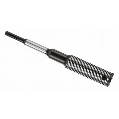 BOSCH Rebar Cutter: 1 1/2 in Drill Bit Size, 10 in Max Drilling Dp, 12 in Overall Lg - 3-Flat-Shank Rebar Cutting Drill Bits