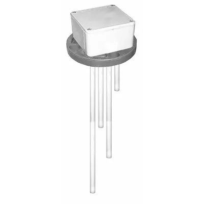 LUMENITE Liquid Level Probe: 4 Probes, Flange, 4 in Process Connection Size - Flange Connection Probes