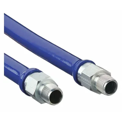 DORMONT Gas Connector: 3/4 in Hose Inside Dia., 4 ft Hose Lg, 225,000 BTU Capacity - Moveable Foodservice Connectors