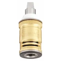 This ceramic disc faucet cartridge is designed for cold water service in WaterSaver brand faucets. Constructed of ceramic material, it provides reliable flow control in commercial or institutional restroom fixtures. Suitable for replacement or new installations requiring cold water operation