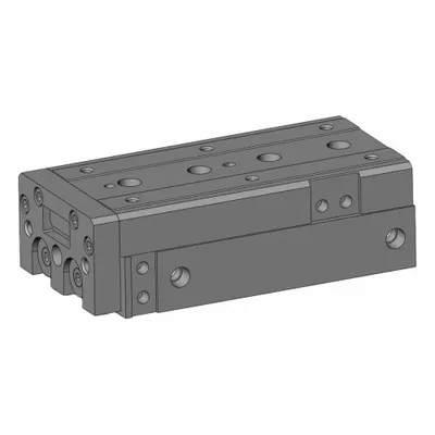 SMC Air Slide Table: 75 mm Stroke Lg, 20 mm Bore Dia, Mfr Part # MXS20L-75 - Pneumatic Slide Tables