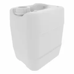 APPROVED VENDOR Rectangular Carboy, 10 L, HDPE, White, 50 mm Screw Cap