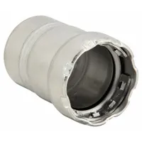VIEGA MEGAPRESS Crimp Fitting Cap: 1 in Pipe Size, Press-fit, FKM, 200 psi Max Op Pressure (MPN 95400)