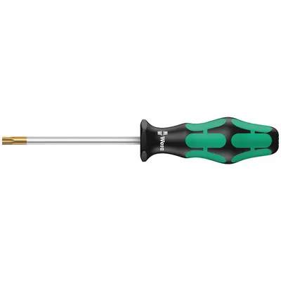 WERA General Purpose Torx Screwdriver: Kraftform, Long Lg, Torx Tip, Friction - General Purpose Torx Screwdrivers