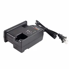 Single-port battery charger for 6V DC batteries. Operates on 120V AC input with sequential charging. Standard model suitable for recharging batteries in power tools and equipment.
