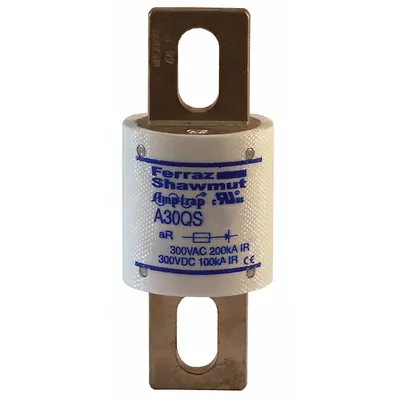 MERSEN Semiconductor Fuse: A30QS Series, Fast-Acting, 800 A, 300 V AC - Fast-Acting Bolt-On Fuses