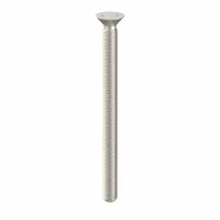 Tamper Resistant Screw: #10-32 Thread Size, 2 1/2 in Lg, Stainless Steel, Plain, Flat, 25 PK (MPN 121959)