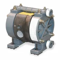 DAYTON Double Diaphragm Pump: Acetal Body, 1/4 in, NPT Connection, 3.3 gpm, 231 ft Max. Head