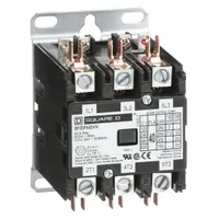 SQUARE D Definite Purpose Magnetic Contactor: 3 Poles, 24V AC, 40 A, Non-Reversing (MPN 8910DPA43V14)