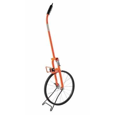 KESON Measuring Wheel: 99,999 ft Range, Adj Handle Handle, Spoked Single Wheel - Mechanical Outdoor Measuring Wheels