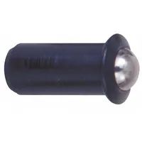TE-CO Ball Plunger: Press Fit, Steel Body w/ SS Ball, 1/4 in Body Dia, 5 PK (MPN 53702)