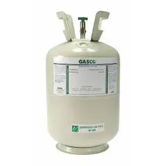 Disposable calibration gas cylinder containing 4.5% carbon dioxide balanced with nitrogen. Features +/-5% accuracy and a CGA 165 fitting. Used to verify the response and accuracy of portable gas detectors for carbon dioxide in industrial safety applications such as confined space entry and leak detection.
