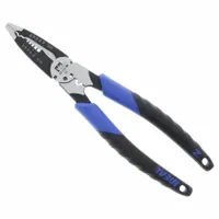 Wire Stripper: 18 AWG to 10 AWG, 10 1/2 in Overall Lg, Strip, Std Cushion Grip, 9 - 11 in, 45-113