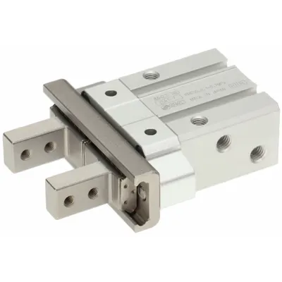 SMC Parallel Gripper: 10 mm Stroke Lg, 36 psi to 101 psi, 101 psi Max Op Pressure - Two-Finger Parallel Grippers