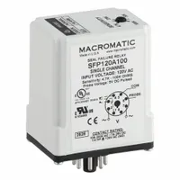 MACROMATIC Pump Seal Failure Relay: Socket Mounted, 10 A Current Rating, 120V AC, 8 Pin (MPN SFP120A100)