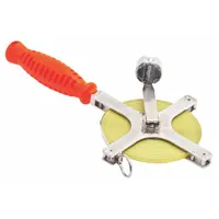 CRESCENT LUFKIN Tape Measure: Manual, C1278DN, SAE/Engineers Scale, 200 ft, 1/100 ft, Metal, Steel