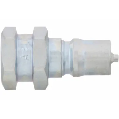 PARKER Hydraulic Quick Connect Hose Coupling: 1/8 in Coupling Size, Steel - ISO B Series Hydraulic Quick-Connect Coupling Plugs