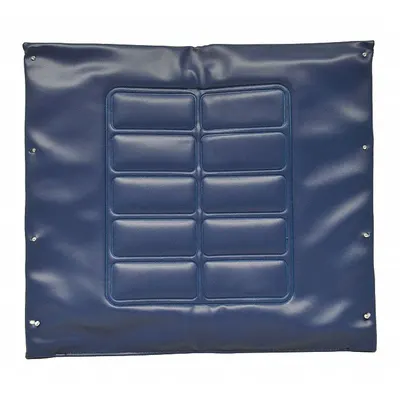 ALCO Embossed Back Upholstery: Vinyl, 22 in Overall Wd, 18 in Overall Ht - Seat & Back Upholstery for Wheelchairs