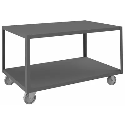 DURHAM MFG Work Table: Fixed Ht, Steel, 48 in x 30 in - Steel-Top Mobile Worktables