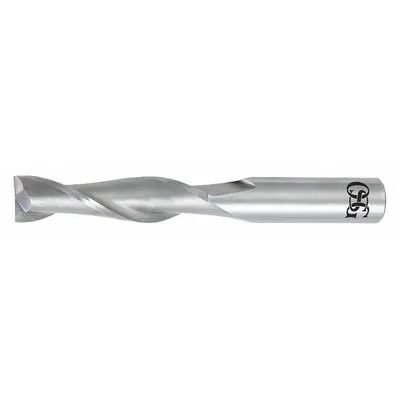 OSG Square End Mill: Carbide, TiAlN Coated, 4 Flute, 5 mm Mill Dia, 25 mm LOC - General Purpose Carbide Square End Mills