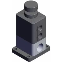 SMC Chemical Liquid Valve: 3/8 in, Air to Air, Fail Closed, PFA, 3/8 in NPT, Normally Closed (NC) (MPN LVA30-03N-C1)
