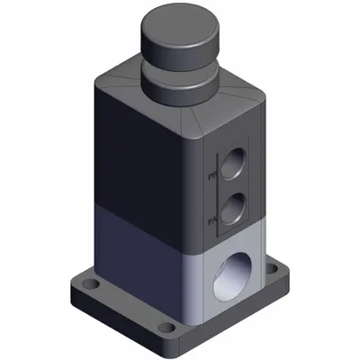 SMC Chemical Liquid Valve: 3/8 in, Air to Air, Fail Closed, PFA, 3/8 in NPT - High-Purity Pneumatically-Actuated Diaphragm Valves