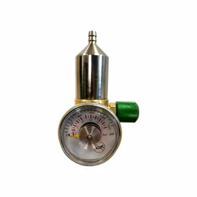 GASCO Brass Gas Regulator, CGA 600, 0.5 lpm - Accessories for Portable Gas Detection Calibration