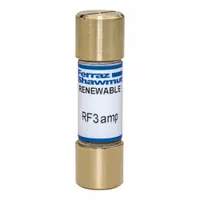 MERSEN Fuse: Class H, RF Series, Fast-Acting, 3 A, 250 V AC, Non-Indicating (MPN RF3)