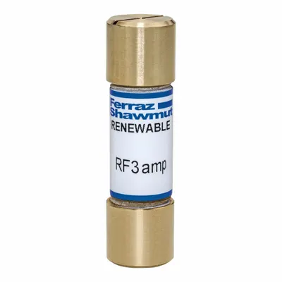 MERSEN Fuse: Class H, RF Series, Fast-Acting, 3 A, 250 V AC - Fast-Acting Cylindrical Fuses