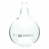 UNITED SCIENTIFIC SUPPLIES INC Glass Flasks: 5,000 mL, Colorless, Round, Includes Closure (MPN FFB058-5000)