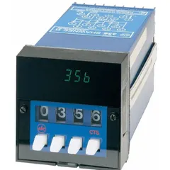 This socket-mounted alternating relay from ATC DIVERSIFIED ELECTRONICS features a DPDT contact configuration and a square base for panel mounting. It operates on 120V AC and is rated for 10 A at 240V resistive. Typical applications include alternating operation of two loads such as pumps or compressors to balance run time in control systems.