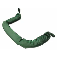 This storm drain filter sock is designed to filter chemicals and hydrocarbons from runoff. It measures 4 inches in height, 7 inches in width, 10 feet in length, and 4 inches in diameter. Typical applications include use at industrial, construction, and environmental sites to prevent contaminants from entering drainage systems.