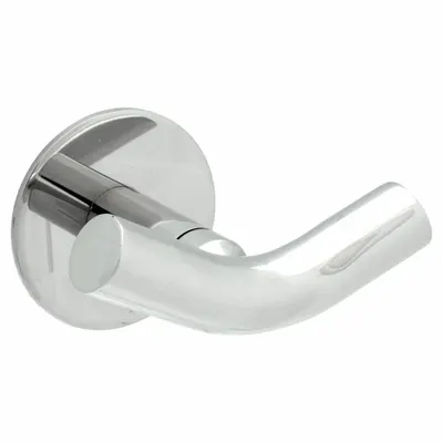 WINGITS Robe Hook: 1 5/8 in x 3 in x 2 1/2 in, Stainless Steel, Polished - Bathroom Hooks