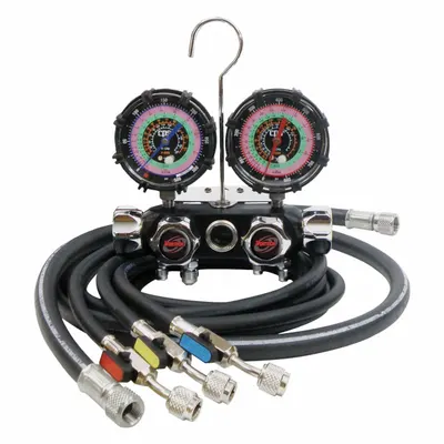 BLACKMAX Analog Manifold Gauge Set MV4H4P5EZ for R-404A - Analog Manifold Gauge Kits