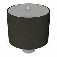 SOLBERG Intake Exposed Filter: 6 in Inlet Size, 1,100 scfm, 15 in Overall Ht, 12 in Outside Dia (MPN FT-274P-600)
