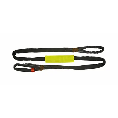 TOW-ALL Tuflex Recovery Strap: 30 ft Overall Hook Size, 30 ft Overall Lg, Brown - Tow Straps