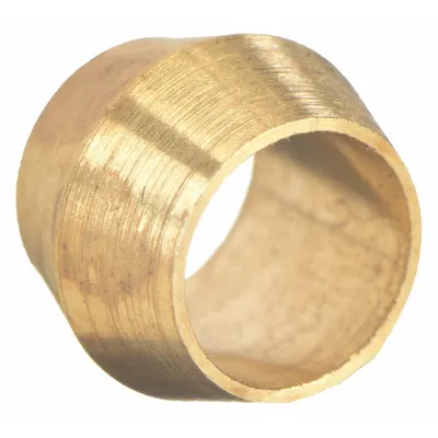 PARKER Compression Fitting Sleeve: 5/16 in OD Fitting Size, Compression, Brass - Standard Sleeve Brass Compression Fittings